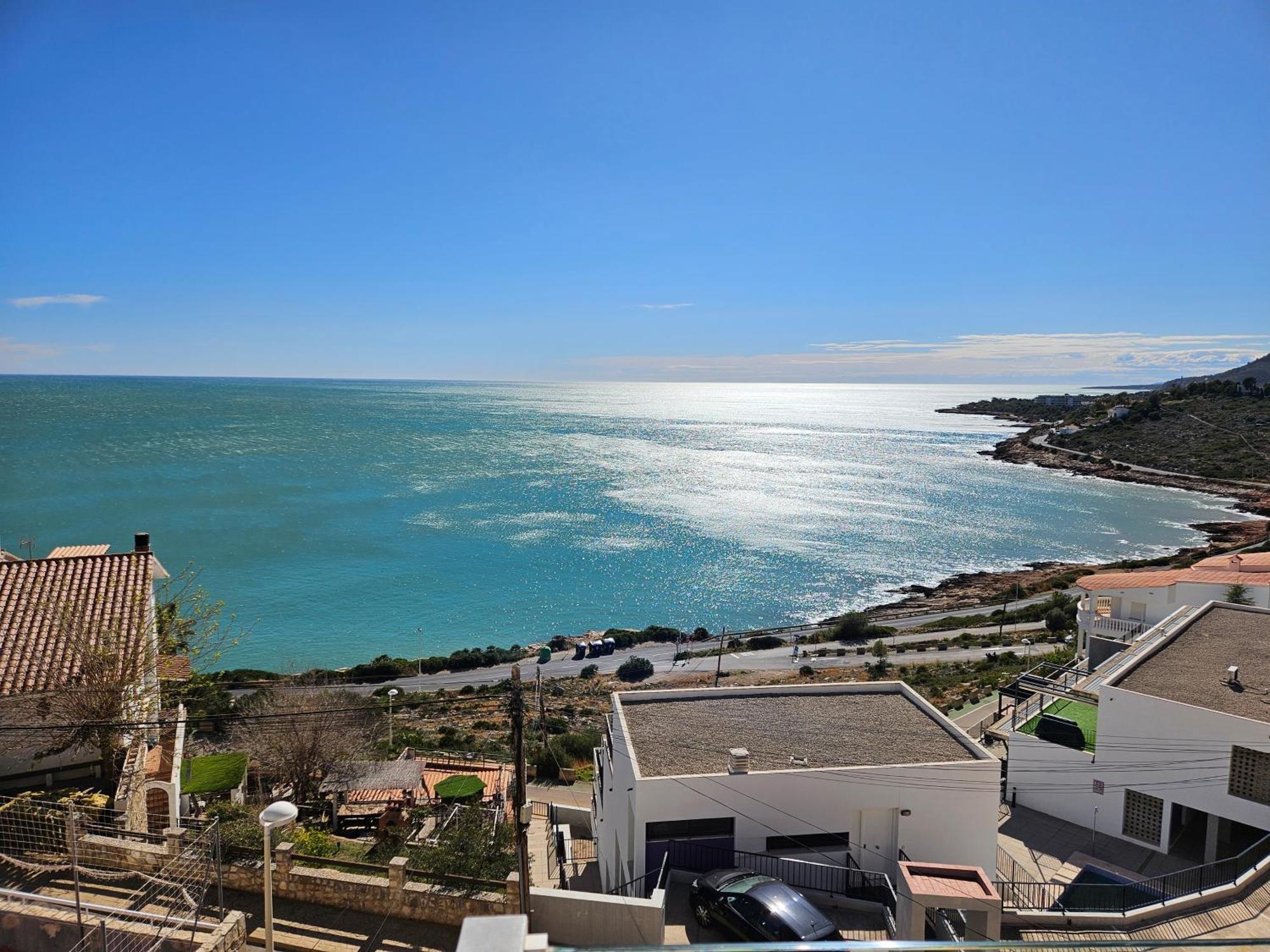 Fantástico Dúplex Con Vistas Impresionantes Al Mar Peñíscola Esterno foto