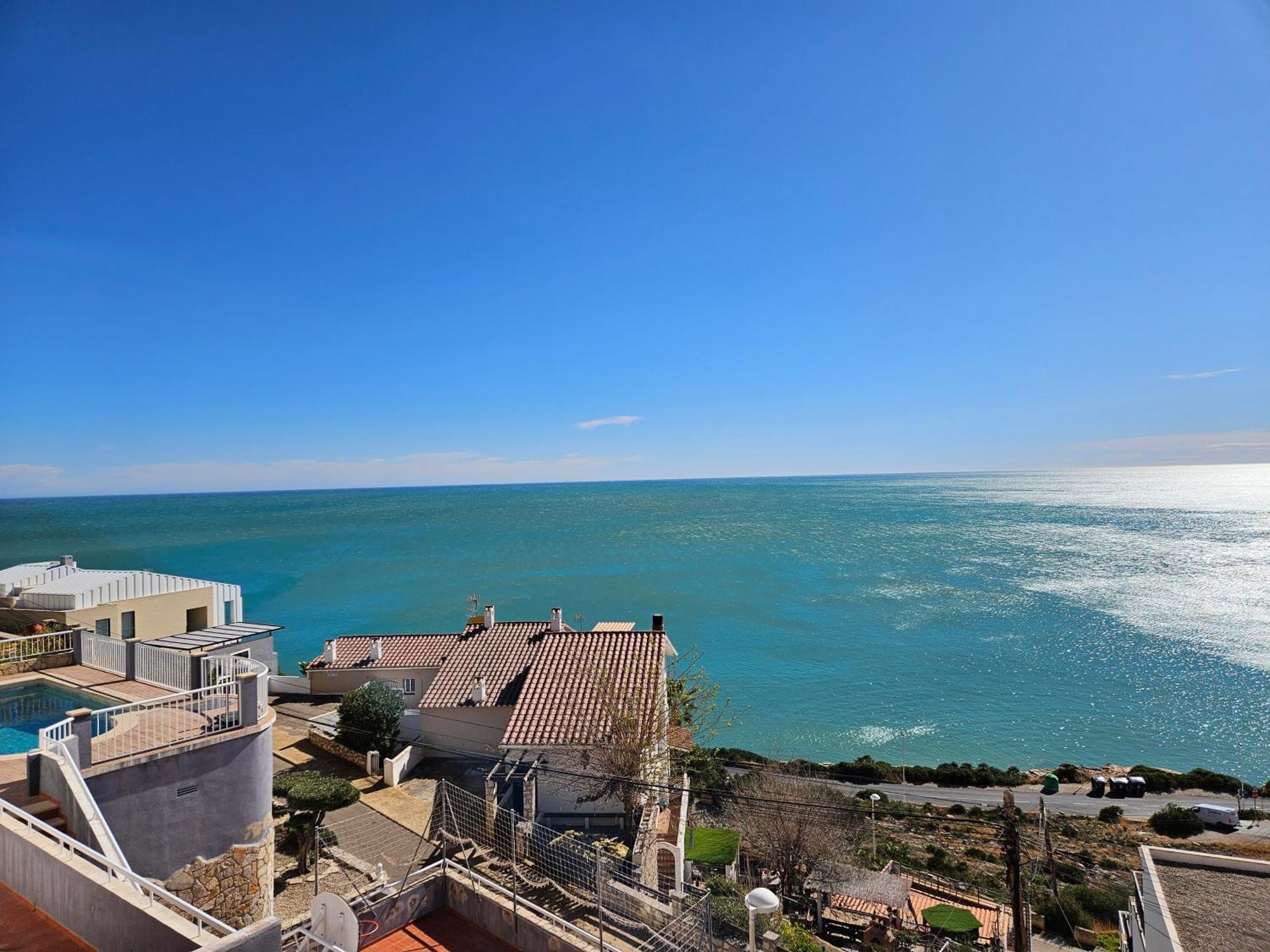 Fantástico Dúplex Con Vistas Impresionantes Al Mar Peñíscola Esterno foto